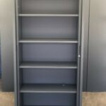 Triumph-Tambour-Door-Storage-Cupboard-In-Dark-Grey-19m-Tall-X-10m-Wide-Shelves-255022771277-3