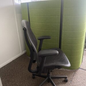 Herman Miller Celle Task chair in anthracite with height adjustable arms