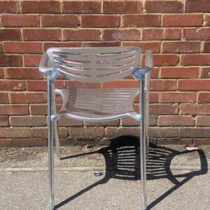 Jorge Pensi Toledo aluminium chair 1980s Quantity Available