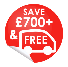 Save £700 and free delivery on used office furniture