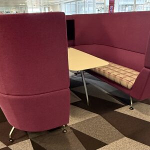 Used Orangebox Cwtch Collaborative Privacy Booth seats up to six