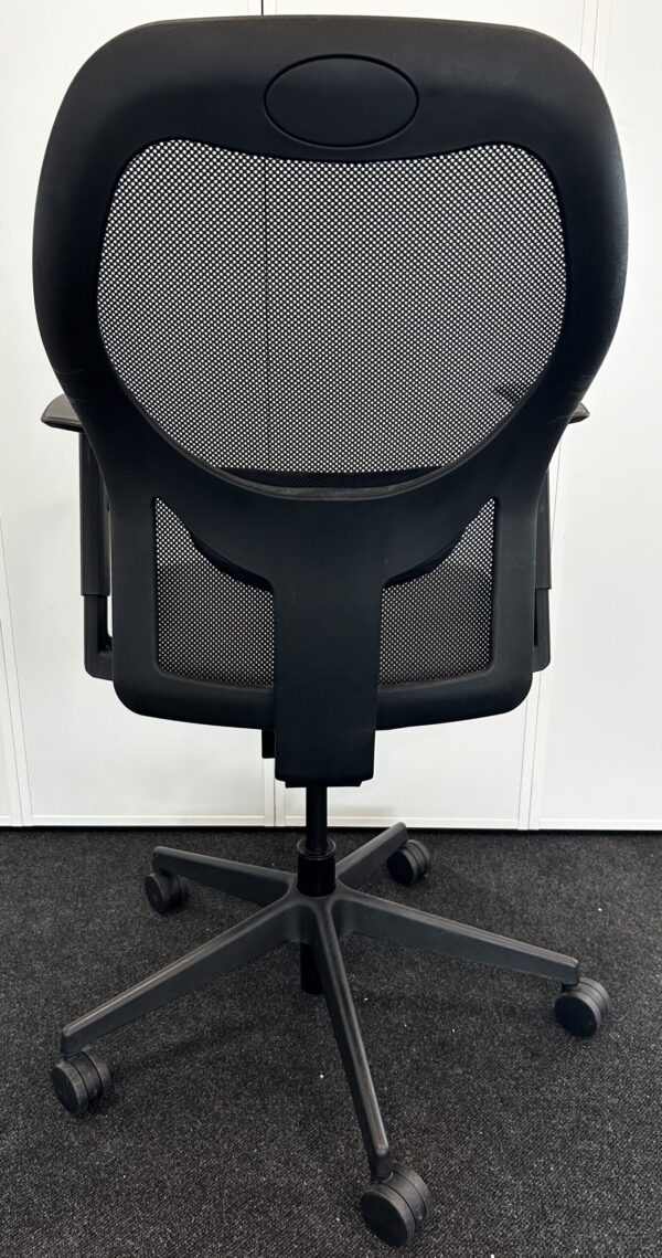 Verco Mesh MSH 1AA with Height Adjustable Arms Blizzard Black Mesh Back with Lumbar Bar