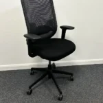 Used Orangebox Do Black Seat with Green Lumbar bar