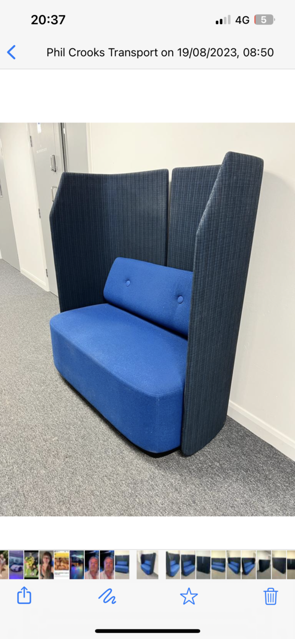 Used Kinnarps Field sofa 2&3 seat