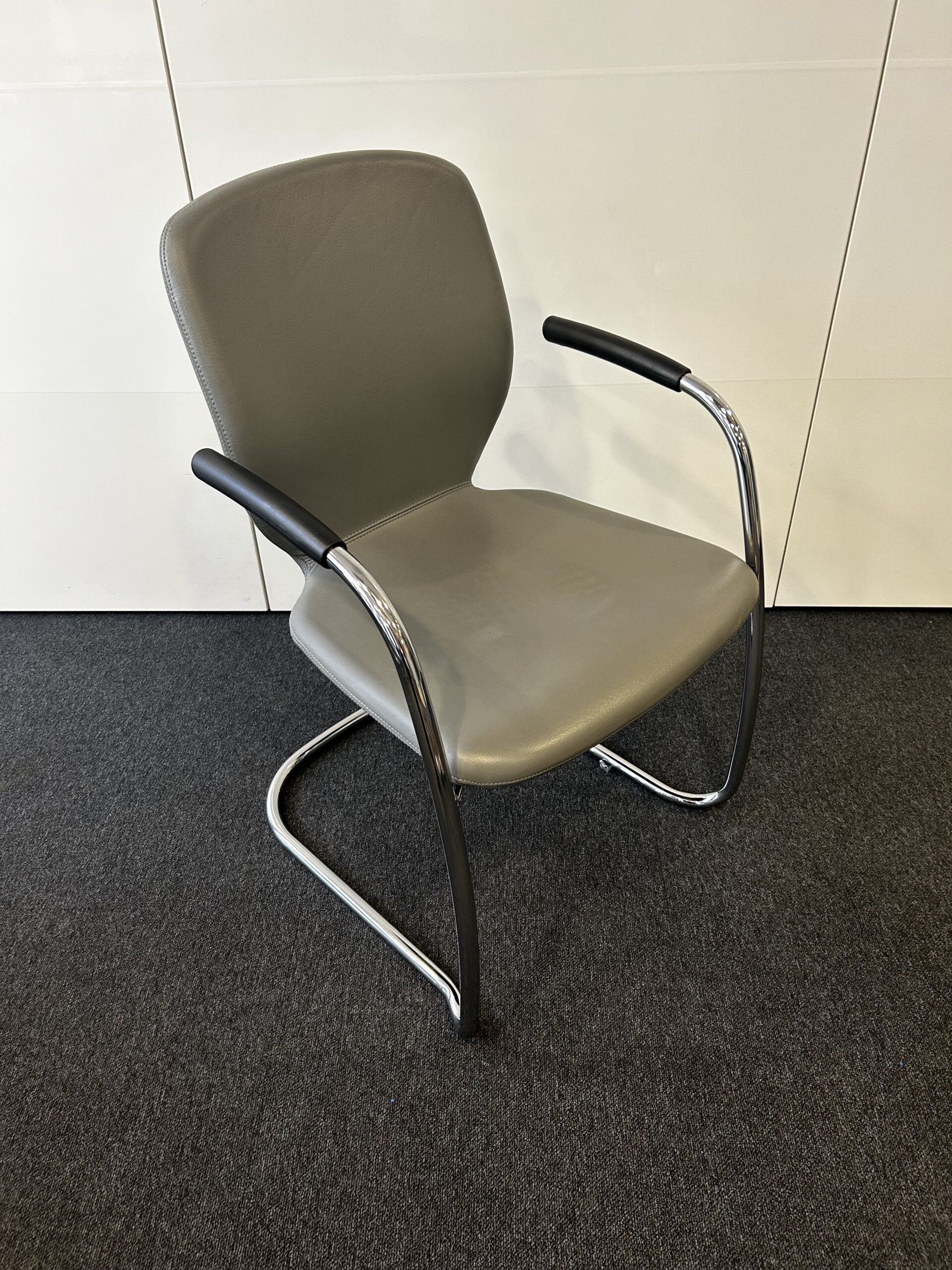 Boss Design Lily stacking conference Chair in Camira Blazer Ulster Green fabric