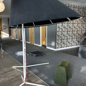 Buzzispace Buzzishade Standing Acoustic Light Anthracite