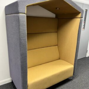 Frovi Huddle Arbour HA2 FX 2 Seat Acoustic Sofa With Overhead Lighting