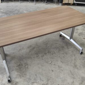 Steelcase Flip-Top tables walnut