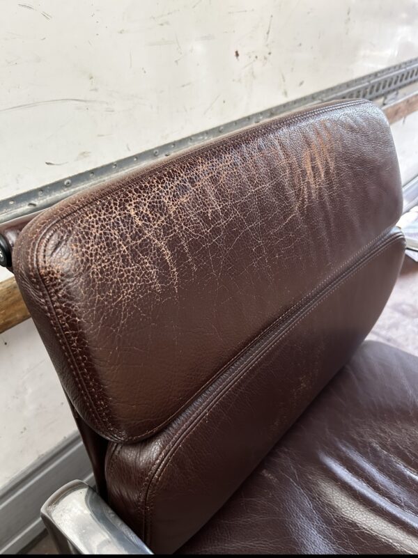 Vitra Softpad in Brown Leather
