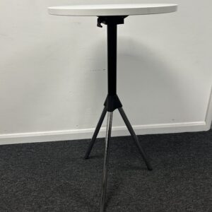 Connection Round Flip Top Poseur Table with 600mm dia top on Tripod base