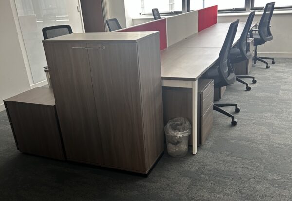 Bench Desk 1400 x 800 Gresham Mesa in Walnut - Image 3