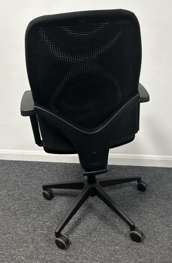 Interstuhl 2175 Black Duo Knit Mesh High Back Task Chair - Image 4