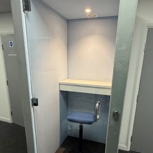 JDD PENELOPE Acoustic Office Phone Booth in Grey