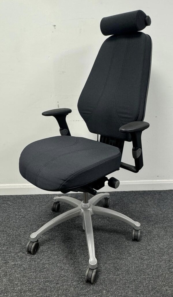 RH400 Elite High Back Executive Task Chair with Headrest in Grey 2022 - Image 3