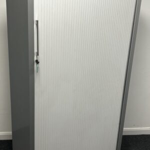 Side Tambour Euro Single Door Cupboard 1.76M Tall x 1.0M wide