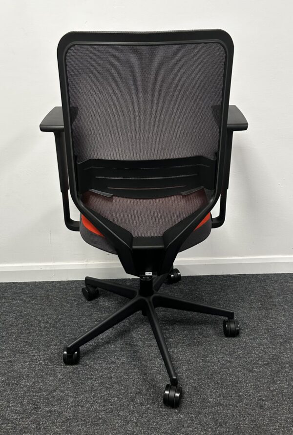 Forma 5 Dot Pro High back Task Chair with Adjustable Lumbar bar seat in Burnt Orange - Image 4