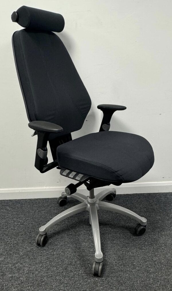 RH400 Elite High Back Executive Task Chair with Headrest in Grey 2022 - Image 2