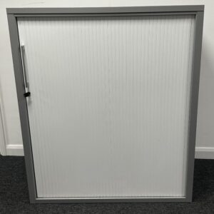 Side Tambour Euro Single Door Cupboard 1.16M Tall x 1.0M Wide