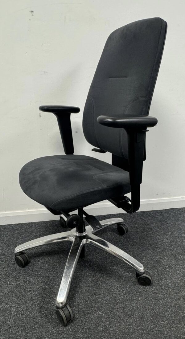 RH Logic 220 High Back Executive Task Chair with Arms in Grey New Model - Image 3
