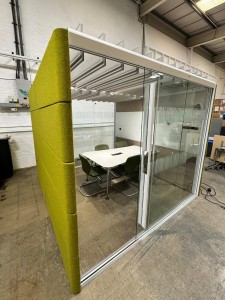 Used office booths and pods