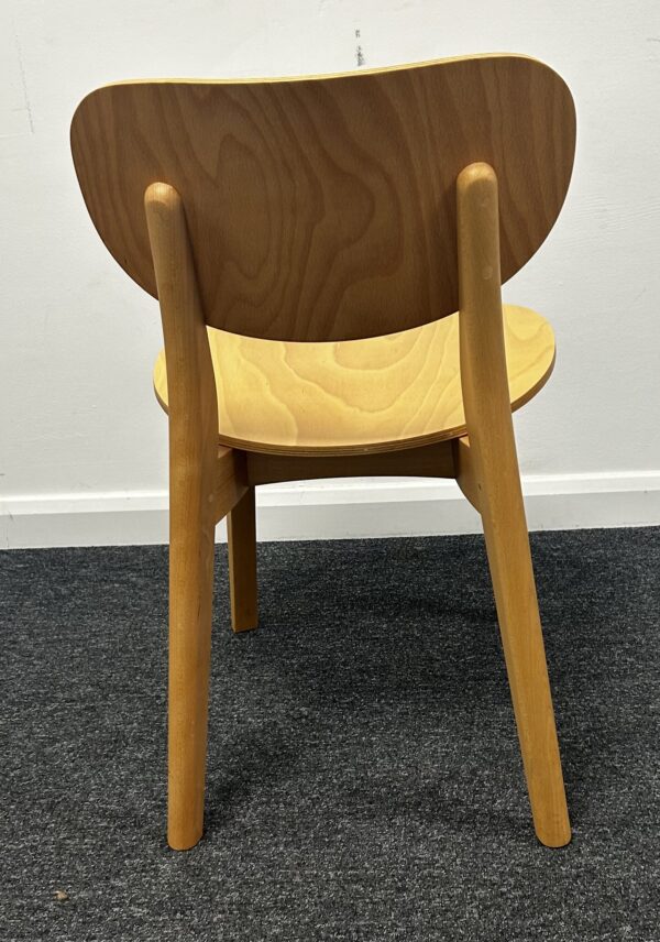 Allermuir Jaicer JCR1 Natural Wood Beech Side Chair - Image 4