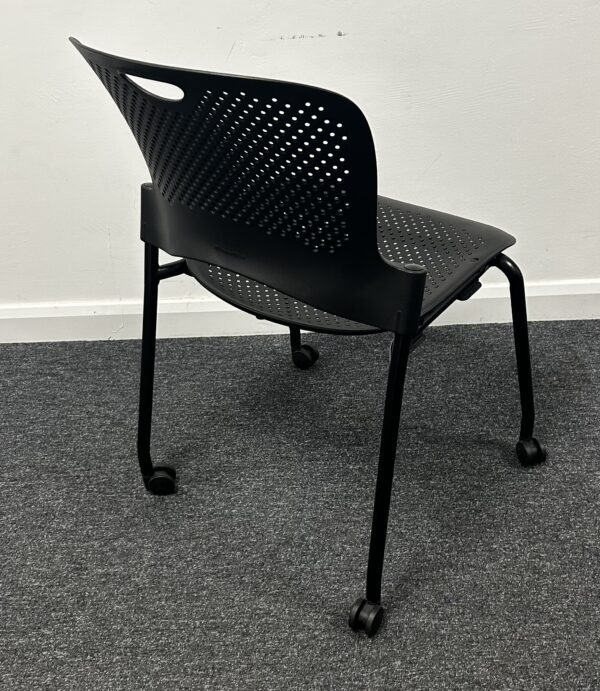 Herman Miller Caper stacking conference chair on wheels