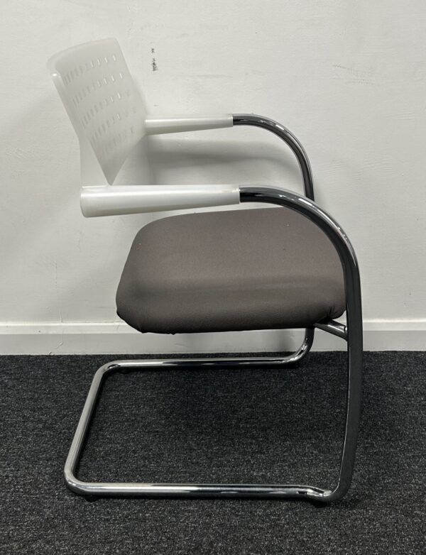 Vitra Visavis Stacking Conference Chair Left View