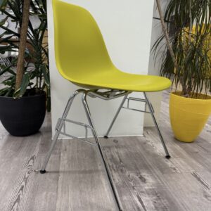 Vitra Eames DSS 729 chair Mustard on Chrome Wire Legs 2019
