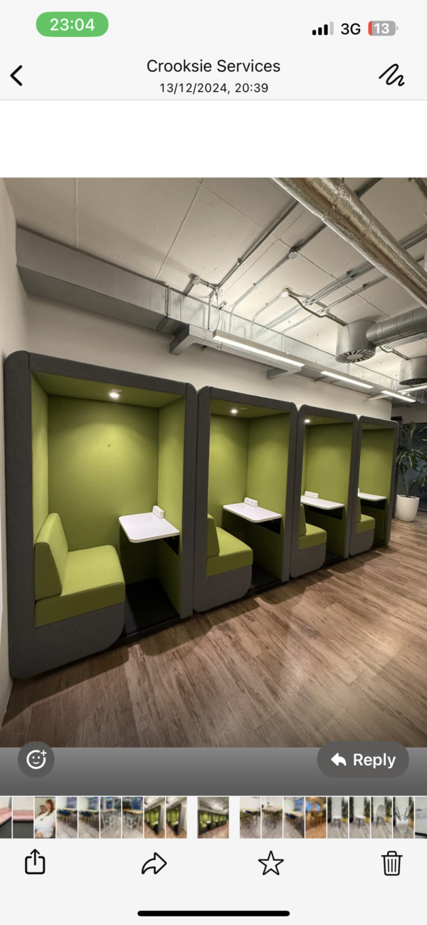 JDD BOB SINGLE PERSON ACOUSTIC OPEN WORK SPACE - Image 4