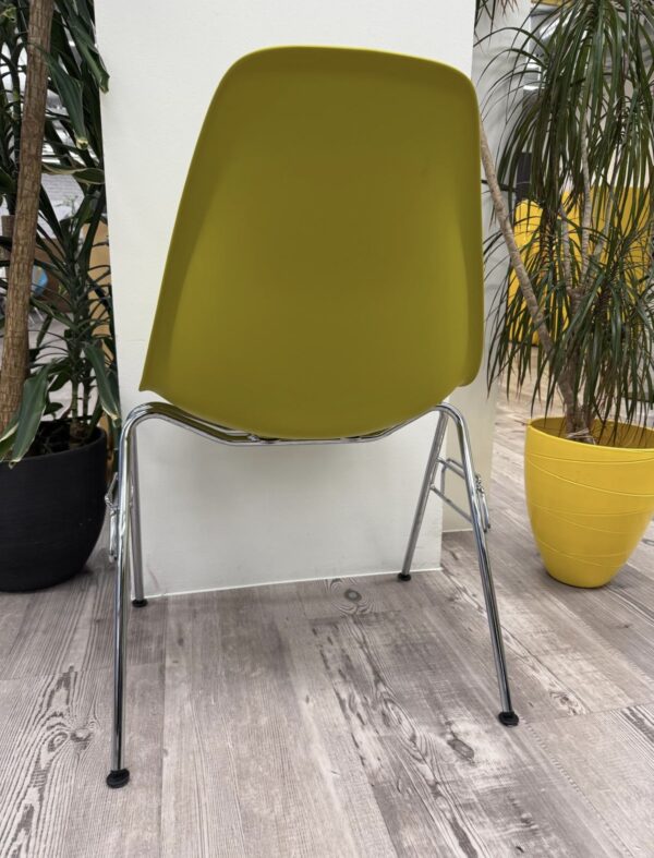 Vitra Eames DSS 729 chair Mustard on Chrome Wire Legs 2019 - Image 5