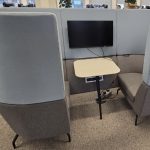 Orangebox Cwtch Collaborative Privacy Booth Seats 2 team Members