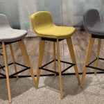 Orangebox Cubb Stool on Oak Frame