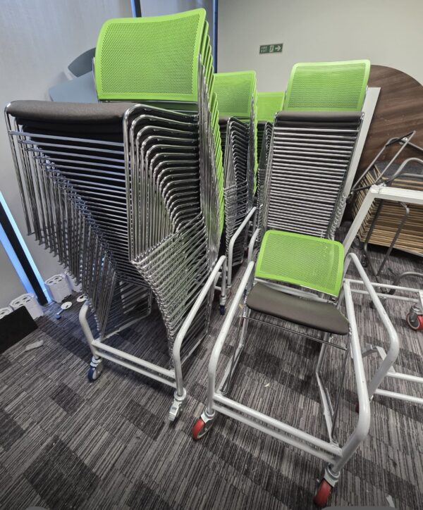 Pre-loved stacking chairs