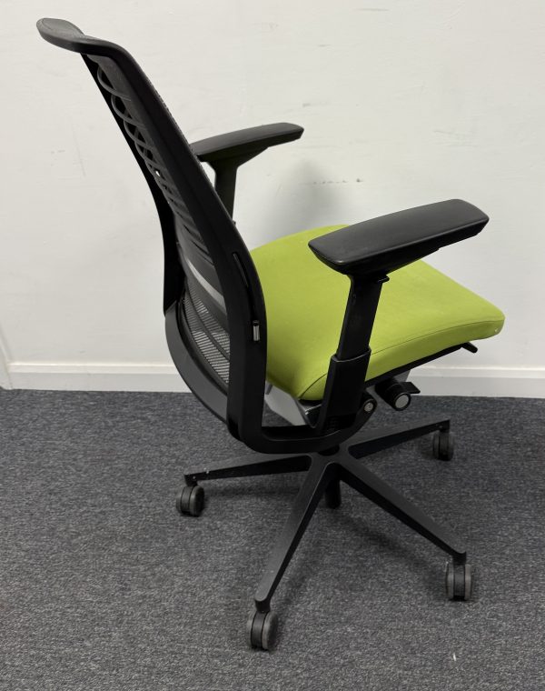 Used Steelcase Think V2 green Seat with HA arms