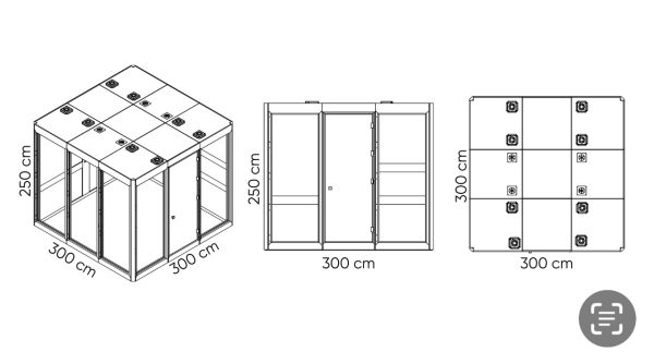 BusyPod Moduler Large Office Booth in Maple