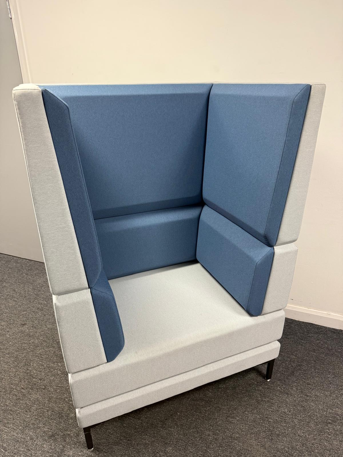 OCEE Design HenRay High Back Sofa Booth Single User