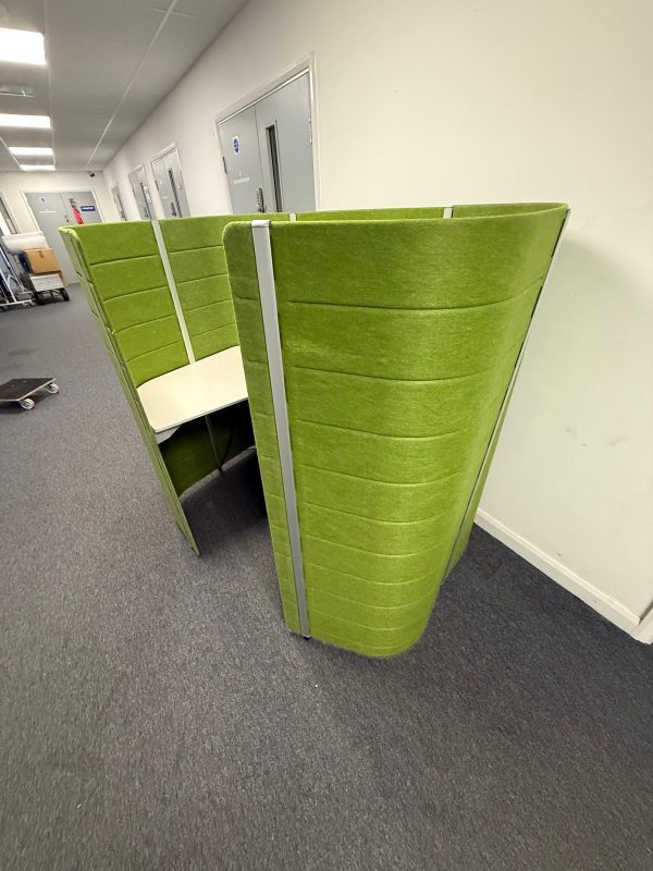 Used office work bays