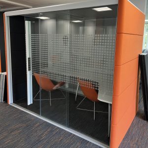 Orangebox Air3 22 Office Pod Sumatra Orange