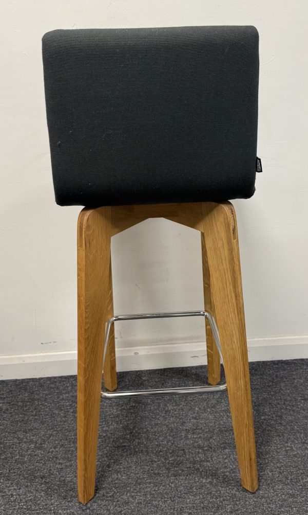 Frovi Jig High Stool with Upholstered Seat