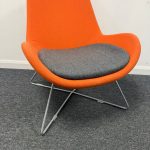 Orangebox Avi 01 Upholstered mid back chair on Wire Frame Base