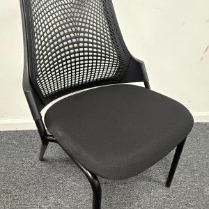 Herman Miller Sayl Triflex 4 Leg Stacking Conference Chair Black