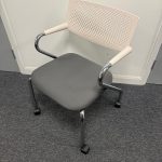 Vitra Visa Vis Stacking Conference Chairs on Wheels