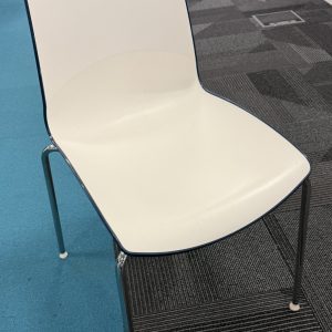 Connection Ice Stacking Chair White