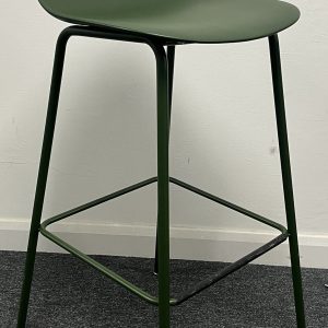 Allermuir Kin 502 Low Back PU Stool Seattle green