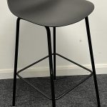 Allermuir Kin 502 Low Back PU Stool Off Black