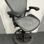 Herman Miller Aeron Wave Mesh Draughtsman Stool Size B