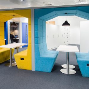 Spacestor Collaborative Workspace with Flat Roof
