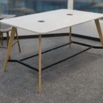 Orangebox Cubb High Table 2.4m x 1.0m white