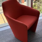 Allermuir Venus VS1 Tub Chair in Burnt Ochre