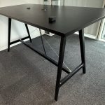 Knightsbridge Alfie High Collaborative Table 1.4M All Black